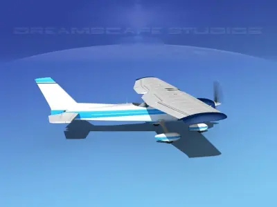 Cessna C152 Aerobat V04 3D model