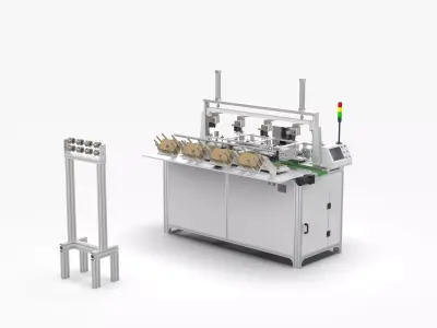 Automatic Wet Tissue Paper Packaging Laminating Machine 3D model