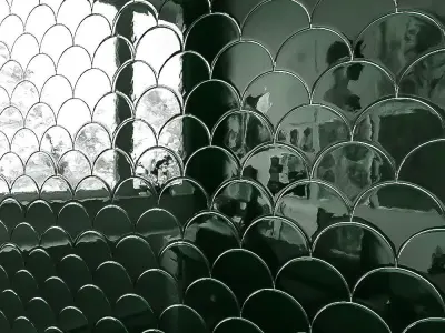 Fish Scale Tile 3D model