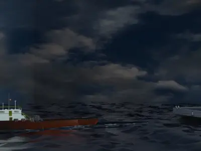 Supoert Vessel SV BobCat 3D model