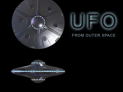 UFO 3D model purchase