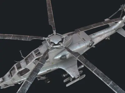 CAIC WZ-10 Low-poly 3D model