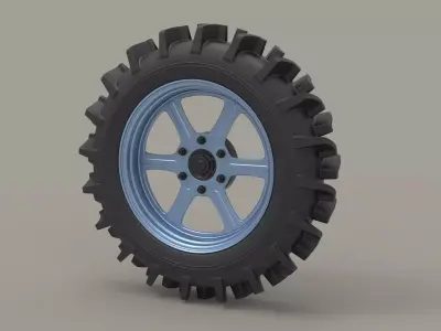 Offroad wheel 20 3D model