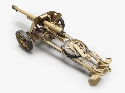 75mm Pak 97-38  3D model