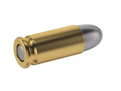 Bullet 9x19mm 3D model
