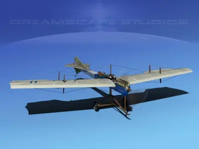 Antoinette Monoplane V03 3D model