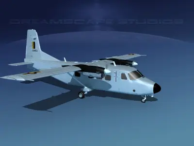 Harbin Y-12 II Sri Lanka Air Force 3D model
