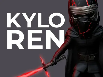 Kylo Ren 3D print model purchase