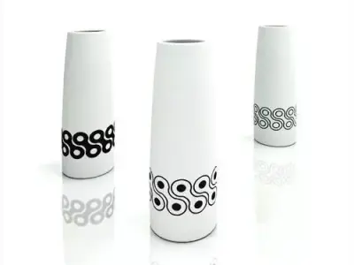 Vase notNeutral-links-black Free 3D model