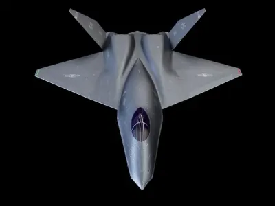 USAF-Northrop YF-23 Low-poly 3D model
