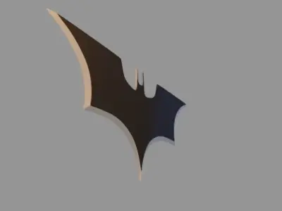 Batman Blade 3d Model Weapon Batman 3D model