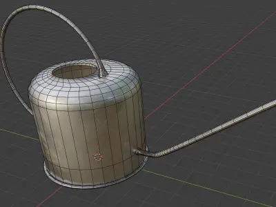 WATERING METAL CAN 3D model