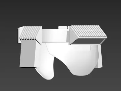 Star Wars The Rise of Skywalker Jet Trooper Belt Cod Posterior 3D print model