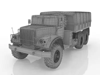 Kraz vehicle 3D model