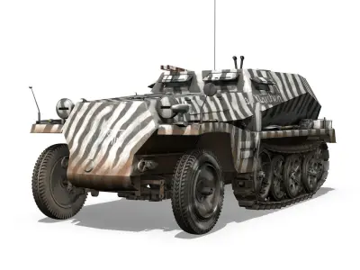 SDKFZ 253 - Beob Pz Wg  3D model