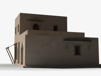 Arab x40 Low-poly 3D model