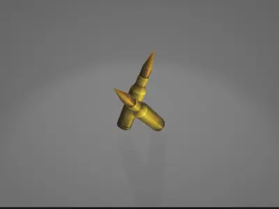 AutoRoyale Buff Damage Low-poly 3D model