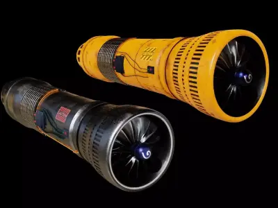 Turbine 3D models PBR materials 3D Model Collection