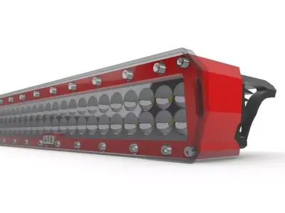AR40 Intensity Light Bar Low-poly 3D model