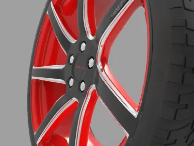 Rims lorenzo forged 3D model
