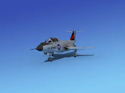 McDonnell F-101B Voodoo V06 3D model