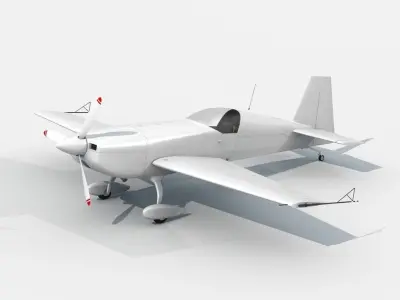 Extra 330SC Racing Plane 3D model