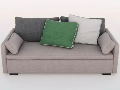 Decent Modular Sofa  Free 3D model
