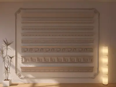 European-style Components Issue 1 -004 Low-poly 3D model