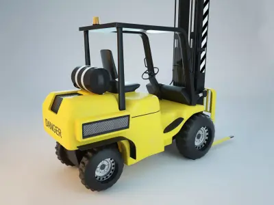 Loader Forklift 3D model
