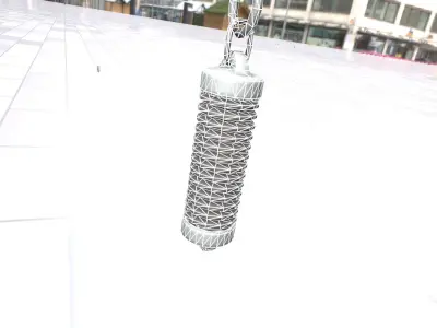 Electricity Poles Insulator 5 - Object 076 Low-poly 3D model