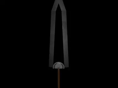 Two-handed sword Free 3D model