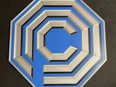 Robocop OCP Logo Wall Plaque 3D print model