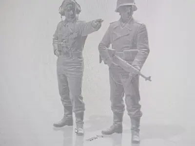 Tank Crew Commander with Headset 3D print model