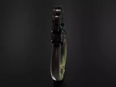 Old door knocker 2 3D print model