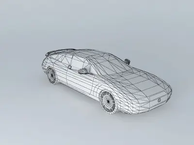 Combat Hurricane Twin Turbo W14 Free 3D model