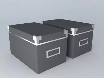 KASSETT boxes Free 3D model
