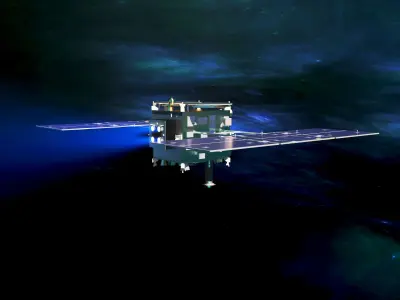 spaceship hayabusa2 Low-poly 3D model