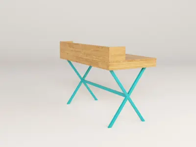 Desk 3D model
