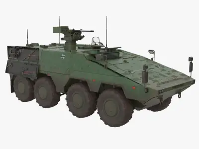 APC Boxer Green Clean and Dirt 3D model