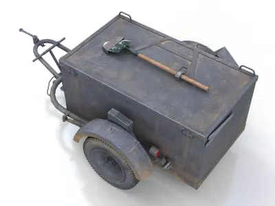 SD AH 51 - Trailer 3D model