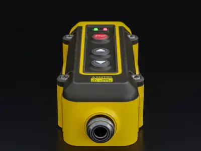 Factory Electrical Switch 9x19x6 Low-poly 3D model