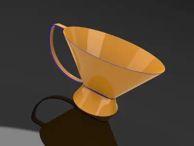 Strainer Caf Free 3D model