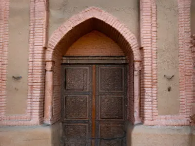 medieval nomad castle Low-poly 3D model