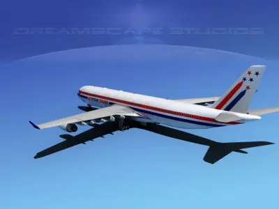 Airbus A340-600 JetStar Tours 3D model