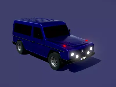 Mercedes G Class 1985 Low-poly 3D model