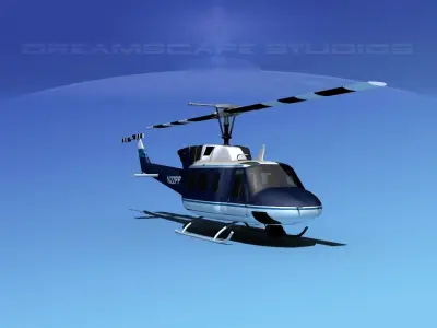 Bell UH-1N National Parks Service 3D model