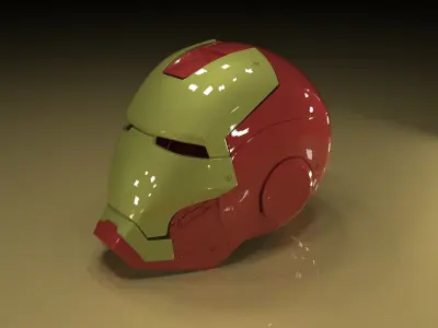 Iron Man Helmet STL 3D Print file  3D print model