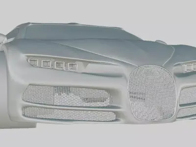 Luxury Super Sports Car 3D Model Low-poly 3D model