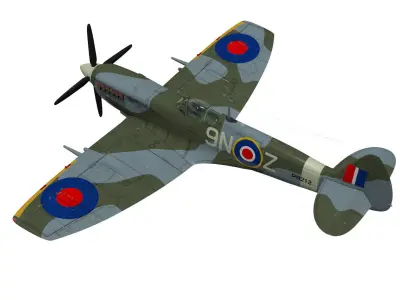 Supermarine Spitfire Mk-XVIe 3D model