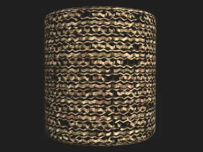 Seamless Camouflage Net Yellow Texture